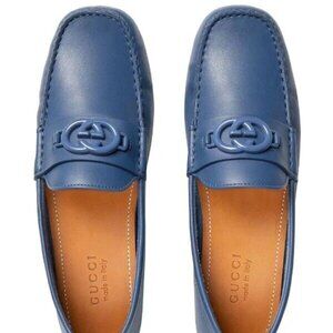 Gucci Drivers Interlocking G Men’s Loafers - Brand New